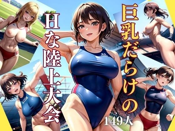 巨乳だらけのHな陸上大会 メイン画像