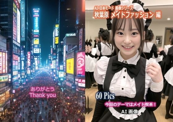 AI Japan Mode Image Series Akihabara Maid Fashion Edition メイン画像