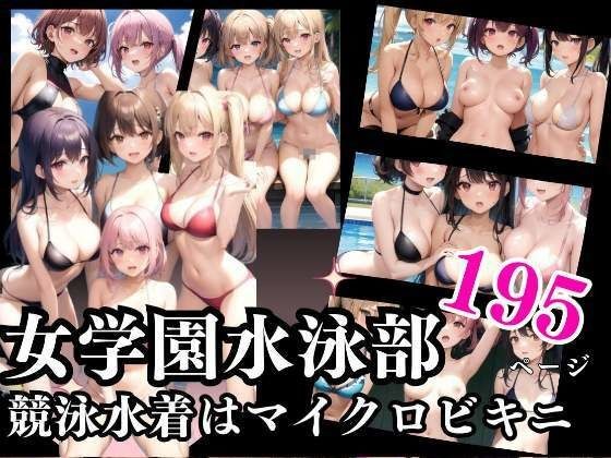 女子高中游泳社竞技泳衣微比基尼轻松做剧烈运动