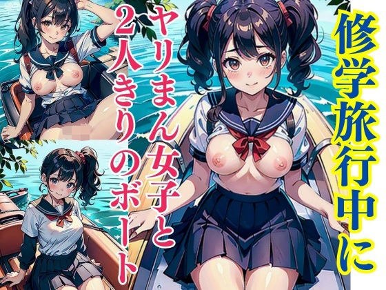 修学旅行中に憧れのヤリまん女子と二人きりのボートで大興奮！ メイン画像