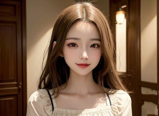 AI Girlfriend ~ Model photo collection 《Lady wearing a white blouse》