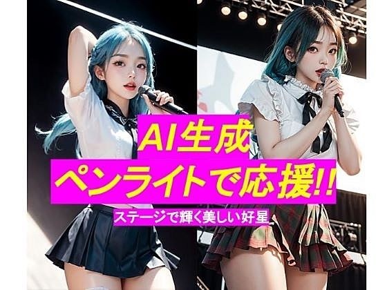 AI生成 ペンライトで応援 メイン画像