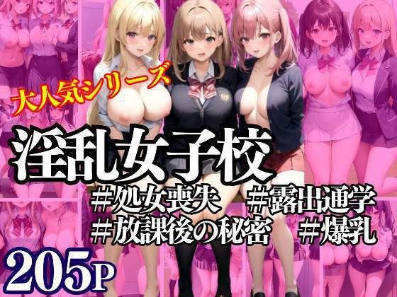 淫乱女子校 ＃処女喪失＃露出通学＃放課後の秘密＃爆乳試験 メイン画像