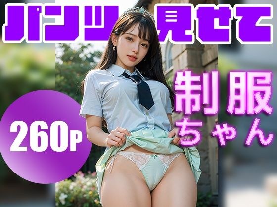 260 super cute school girls showing off their panties! vol.2 Fetish AI gravure photo collection メイン画像