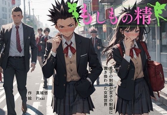 もしもの精 男子の制服が女子の制服に置き換わった女装世界 メイン画像