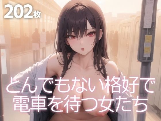 とんでもない格好で電車を待つ女たち メイン画像