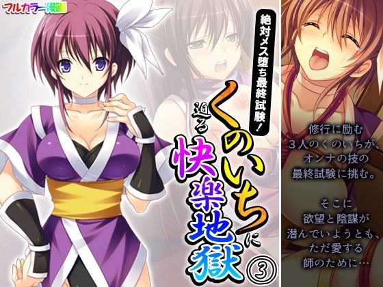 絶対メス堕ち最終試験!くのいちに迫る快楽地獄 3巻 メイン画像