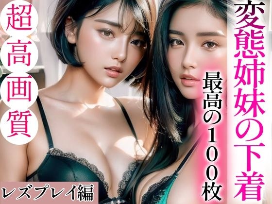 【超高画質グラビア写真集】変態姉妹の下着。最高の100枚〜レズプレイ編〜 メイン画像