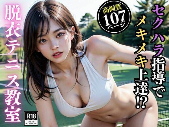 セクハラ指導でメキメキ上達？脱衣テニス教室 メイン画像