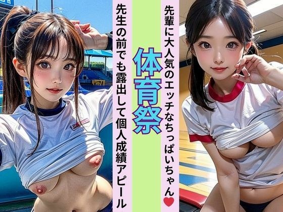 体育祭 〜先輩に大人気のエッチ大好きちっぱいちゃん！先生の前でも露出して個人成績アップを図る〜 メイン画像