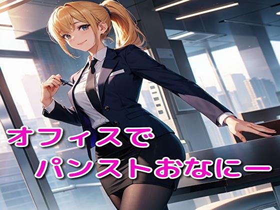 オフィスでパンストおなにー メイン画像