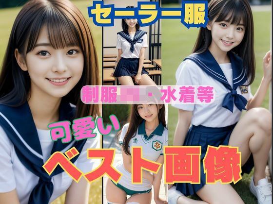 【無料】セーラー服JK、水着他、「かわいい」サンプル画像 メイン画像