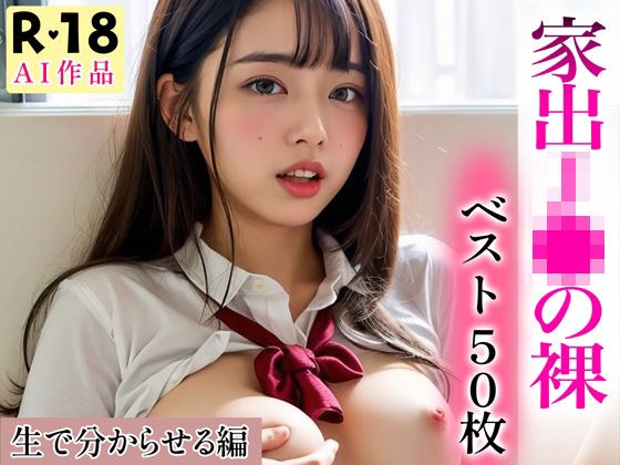 [R18写真集] 裸奔J●。最佳 50 张照片 - 了解现场版 - メイン画像