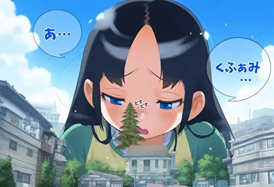 巨大娘くしゃみ集/ Giantess Sneeze collection メイン画像