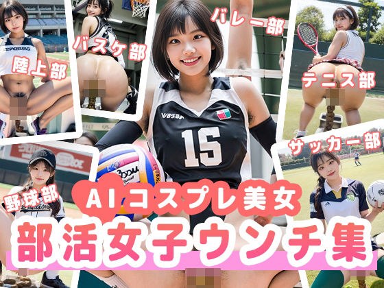 Collection of club girls&apos; poop - AI cosplay beauty