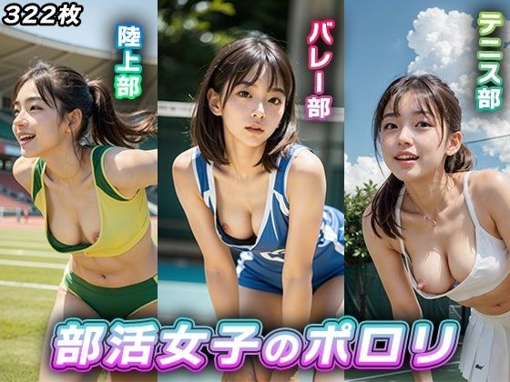 部活女子のポロリ【陸上、テニス、バレー】 メイン画像