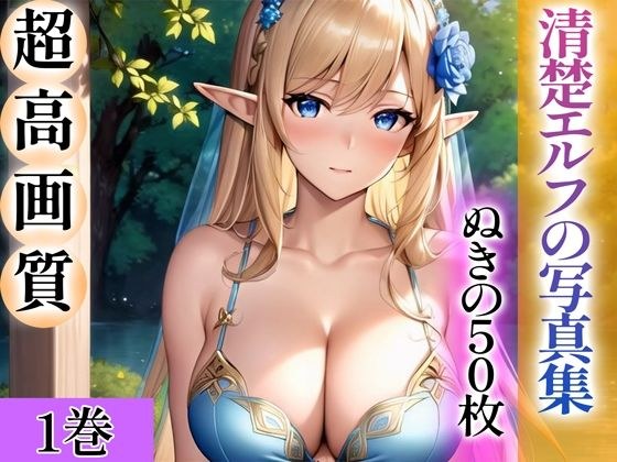 【超高画質グラビア写真集】清楚エルフの写真集。ぬきの50枚〜1巻〜 メイン画像