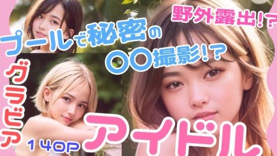 【超高画質CGグラビア】プールで秘密の〇〇撮影！？ メイン画像