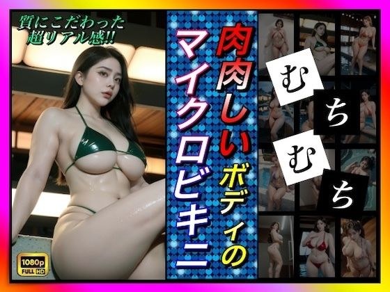 【むちむち厳選】巨乳より太ももと生足がエロすぎるマイクロビキニ女子 メイン画像