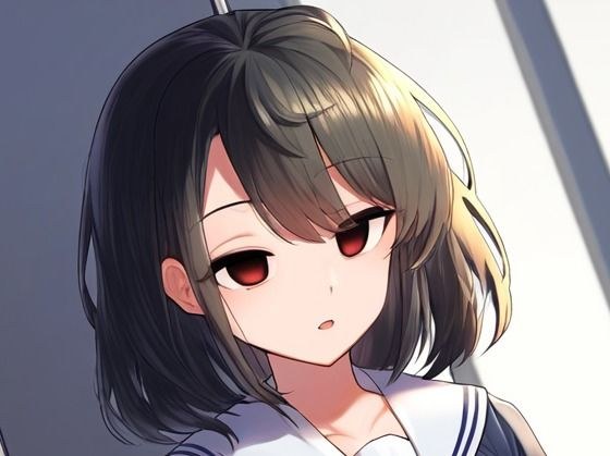 An image of a girl in a sailor suit holding up her skirt while having sex メイン画像
