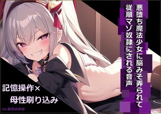 Audio of an evil fallen magical girl playing with her brain and turning her into an obedient masochist メイン画像