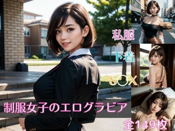 制服女子のエログラビア メイン画像
