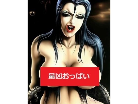 Horror art: The most evil boobs (a future may come when sharp teeth grow in the nipples and the boobs attack back) メイン画像