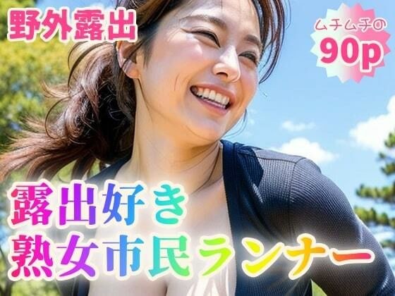 【野外露出】露出好き熟女市民ランナー【90p】 メイン画像