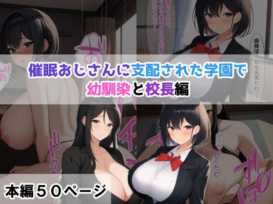 催●おじさんに支配された学園で【幼馴染と校長編】 メイン画像