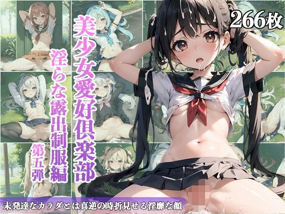 【美麗266枚】美少女愛好倶楽部〜淫らな露出制服編〜 第五弾 メイン画像