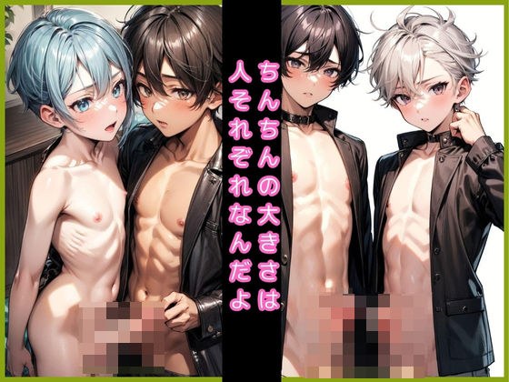 ちんちんの大きさは人それぞれなんだよ メイン画像