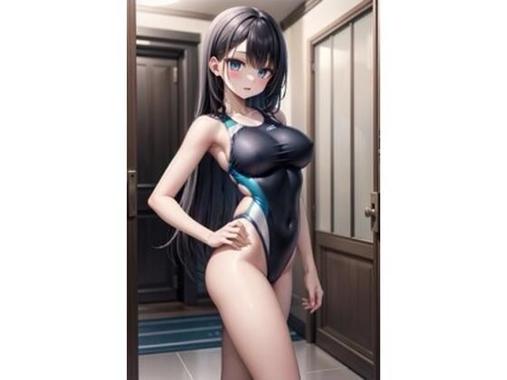 【R-15】長髪競泳水着少女CG集 メイン画像