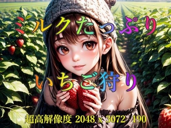 ミルクたっぷりいちご狩り メイン画像