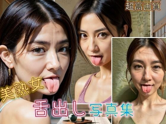 美熟女舌出し写真集 メイン画像