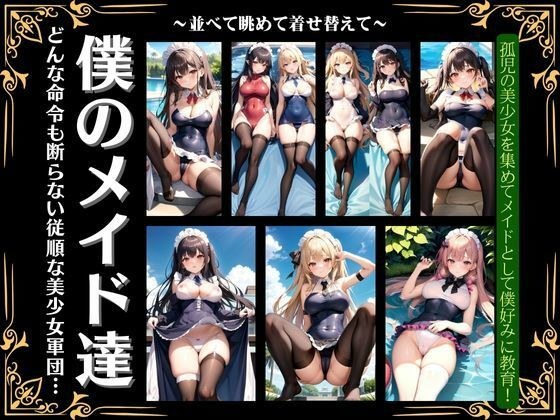 僕のメイド特集！どんな命令も断らない美少女軍団・・調教物語 メイン画像