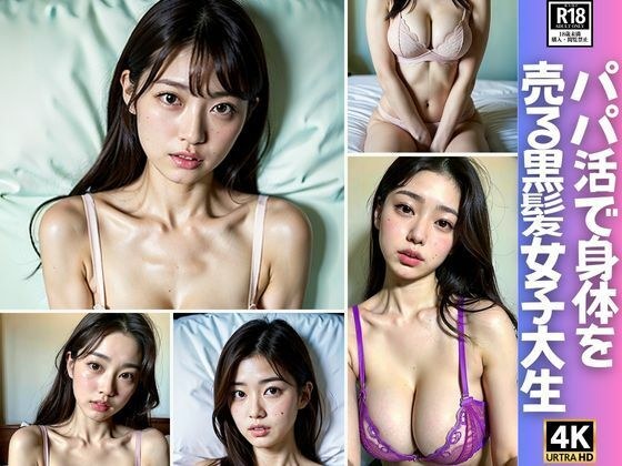 パパ活で身体を売り続ける黒髪女子大生 メイン画像