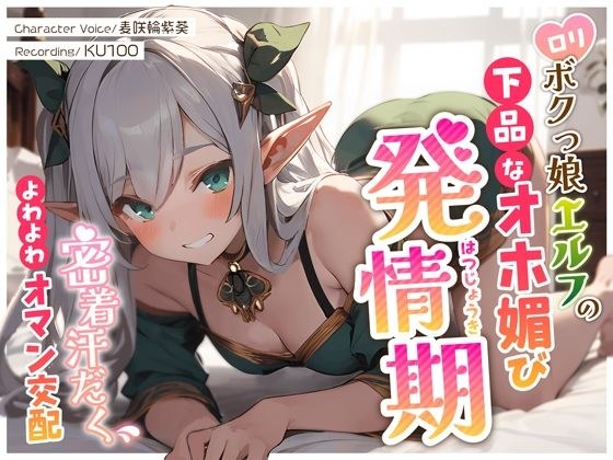 ロリボクっ娘エルフの下品なオホ媚び発情期〜密着汗だくよわよわオマン交配〜 メイン画像