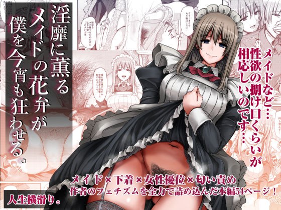 淫靡に薫るメイドの花弁が僕を今宵も狂わせる。 メイン画像