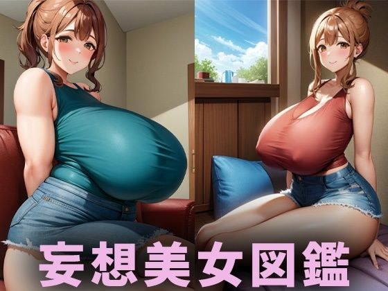 爆乳美女【妄想イラスト美女図鑑vol.67】 メイン画像