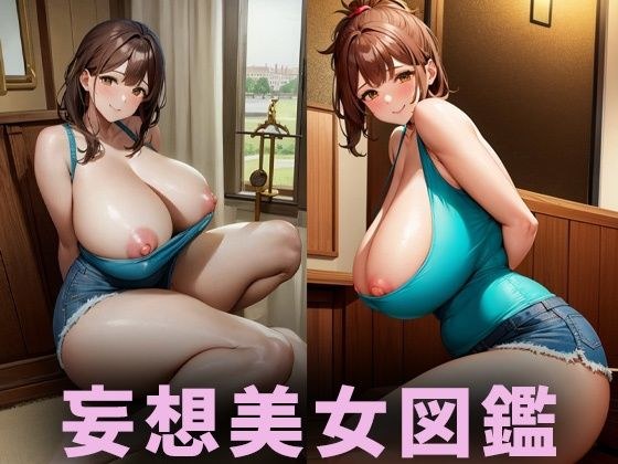 大胸美女【妄想插画美女百科全书第71卷】 メイン画像
