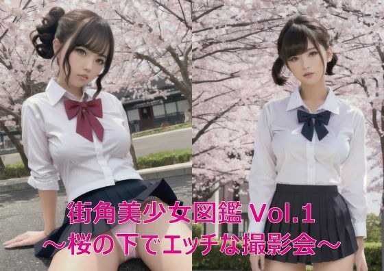 街角美少女百科全书Vol.1～樱花下的调皮合影～ メイン画像
