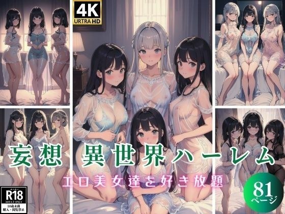 妄想 異世界ハーレム エロ美女達を好き放題 81P メイン画像