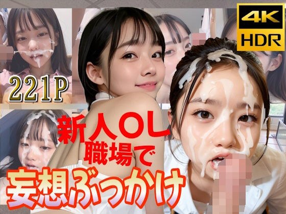可愛すぎる新人OLを職場で妄想ぶっかけ メイン画像