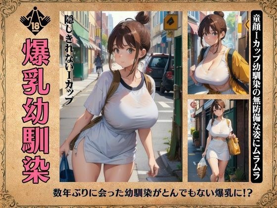 A childhood friend with huge breasts! I-cup style that can&apos;t be hidden! Baby-faced and defenseless clothes...