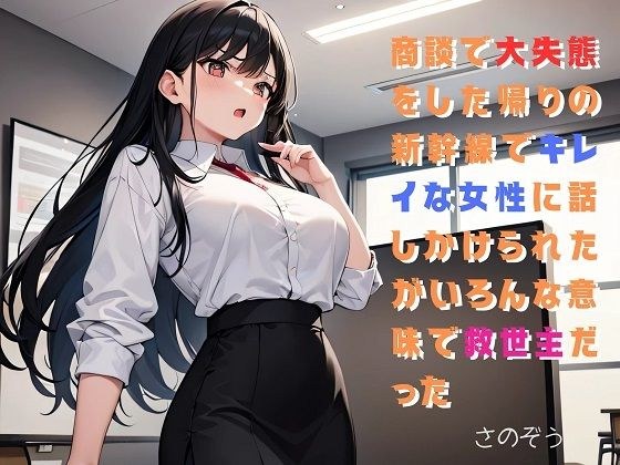 [Novel] A beautiful woman approached me on the Shinkansen on the way home from a blunder at a business meeting, but in many ways she was my savior. メイン画像