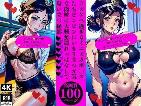 ドスケベ過ぎるミニスカポ〇スたちビンビンにいきり立つ元気な肉棒に大興奮濡れっぱなしで匂い立つ秘部 メイン画像