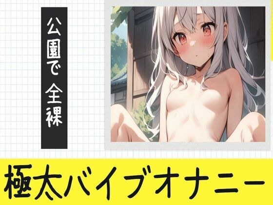 【連続絶頂】公園で全裸になって極太バイブピストンオナニー メイン画像
