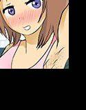 ロリで毛深い私の腋…見てください メイン画像