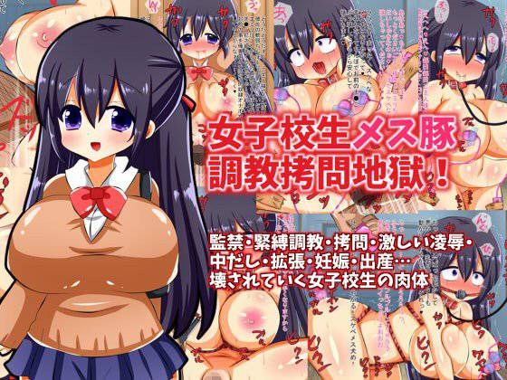 女子校生メス豚調教拷問地獄！ メイン画像