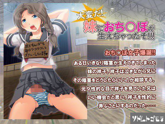 大変だ！妹におち○ぽが生えちゃったぞ！！！ メイン画像